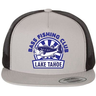 Bass Fishing Club Lake Tahoe Flat Bill Trucker Hat