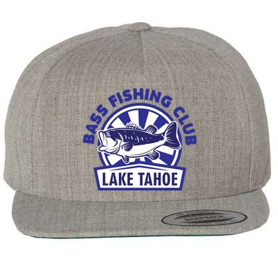 Bass Fishing Club Lake Tahoe Wool Snapback Cap