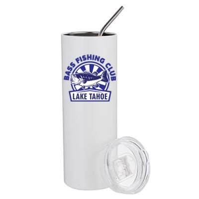 Bass Fishing Club Lake Tahoe Stainless Steel Tumbler