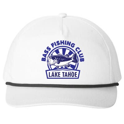 Bass Fishing Club Lake Tahoe Snapback Five-Panel Rope Hat