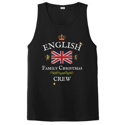 British Family Christmas Crew Union Jack Flag United Kingdom Cute Gift PosiCharge Competitor Tank