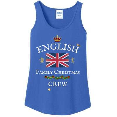 British Family Christmas Crew Union Jack Flag United Kingdom Cute Gift Ladies Essential Tank