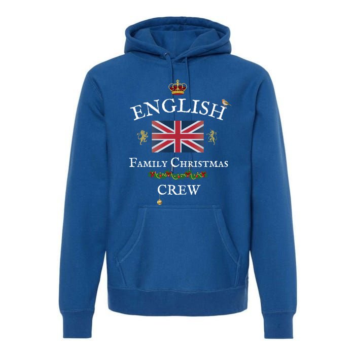 British Family Christmas Crew Union Jack Flag United Kingdom Cute Gift Premium Hoodie