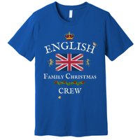 British Family Christmas Crew Union Jack Flag United Kingdom Cute Gift Premium T-Shirt