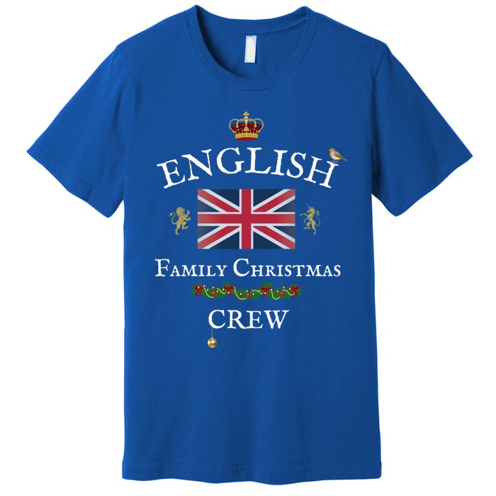 British Family Christmas Crew Union Jack Flag United Kingdom Cute Gift Premium T-Shirt