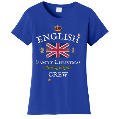 British Family Christmas Crew Union Jack Flag United Kingdom Cute Gift Women's T-Shirt