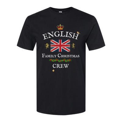 British Family Christmas Crew Union Jack Flag United Kingdom Cute Gift Softstyle CVC T-Shirt