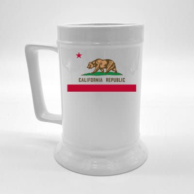 Bear Flag California Republic State Flag Of California Beer Stein