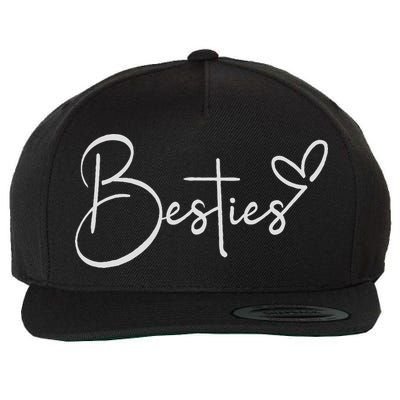 Best Friend Cute Besties Wool Snapback Cap