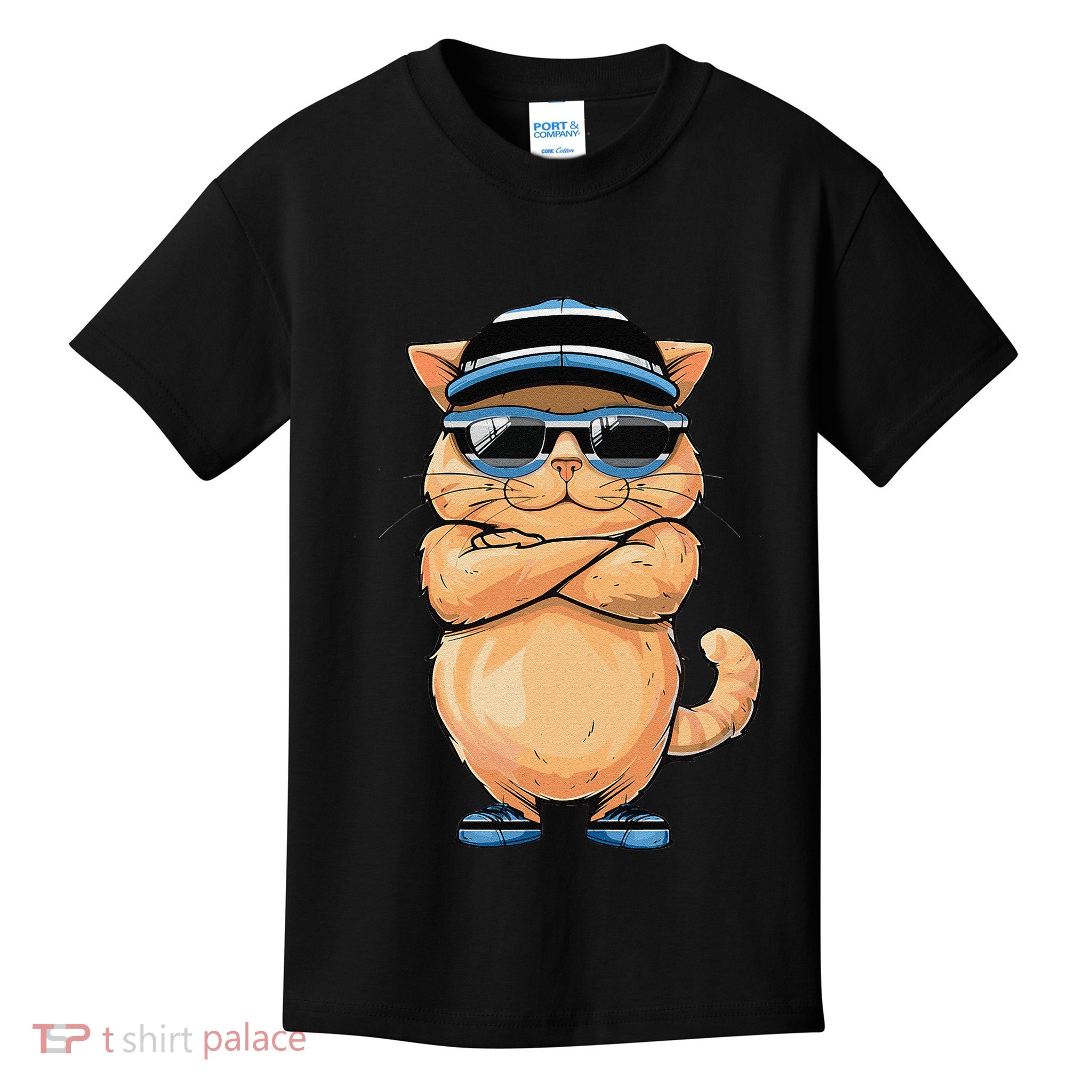 Botswana Flag Cat Mom Souvenirs Products Kitten Motswana Kids T-Shirt