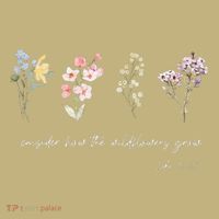 Boho Floral Consider How The Wildflowers Grow Motivational T-Shirt