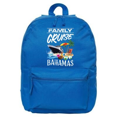 Bahamas Family Cruise Vacation Trip Cool Gift 16 in Basic Backpack