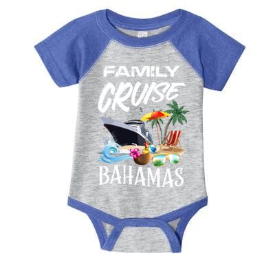 Bahamas Family Cruise Vacation Trip Cool Gift Infant Baby Jersey Bodysuit