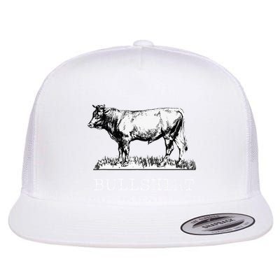 Bull Funny Cow Cowboy Flatbill Hat