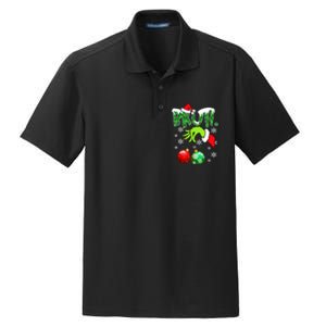 Bruh Funny Christmas Plaid Dry Zone Grid Polo