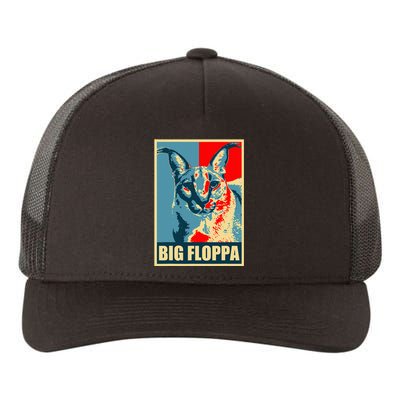 Big Floppa Caracal Cat Meme Yupoong Adult 5-Panel Trucker Hat