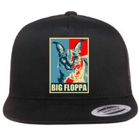 Big Floppa Caracal Cat Meme Flat Bill Trucker Hat