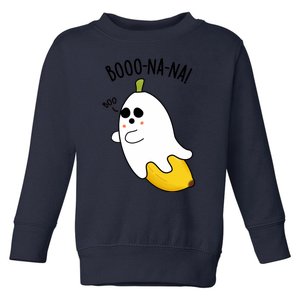 Boonana Funny Cute Banana Ghost Halloween Banana Lover Gifts Toddler Sweatshirt