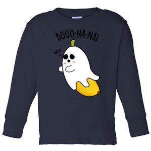 Boonana Funny Cute Banana Ghost Halloween Banana Lover Gifts Toddler Long Sleeve Shirt