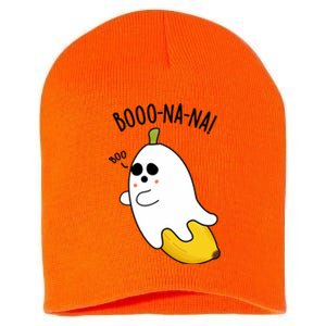 Boonana Funny Cute Banana Ghost Halloween Banana Lover Gifts Short Acrylic Beanie