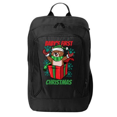 Baby's First Christmas City Backpack