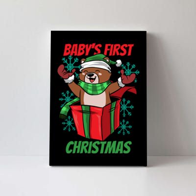 Baby's First Christmas Canvas