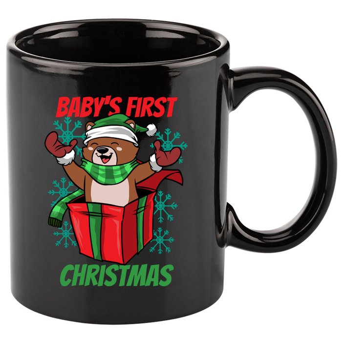 Baby's First Christmas 11oz C Handle Ceramic Mug
