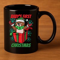 Baby's First Christmas 11oz C Handle Ceramic Mug