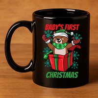 Baby's First Christmas 11oz C Handle Ceramic Mug