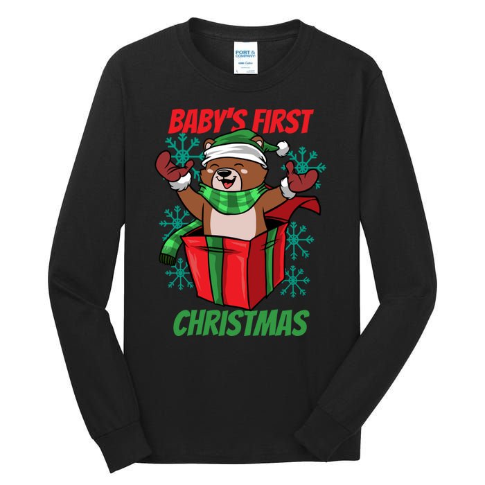 Baby's First Christmas Tall Long Sleeve T-Shirt