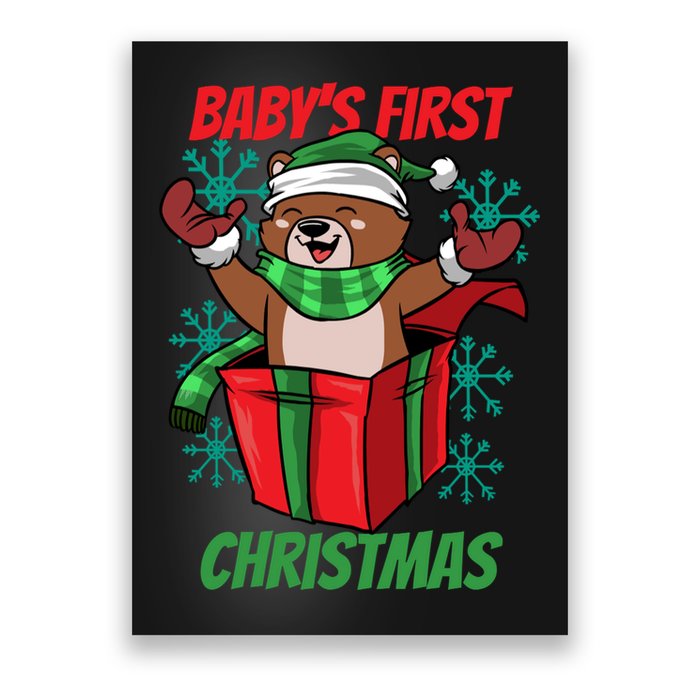 Baby's First Christmas Poster