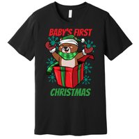 Baby's First Christmas Premium T-Shirt