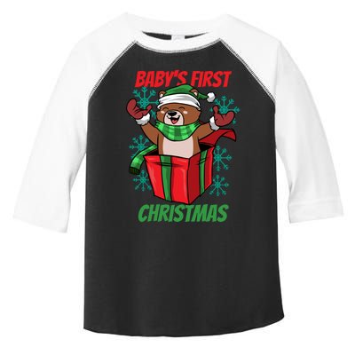 Baby's First Christmas Toddler Fine Jersey T-Shirt