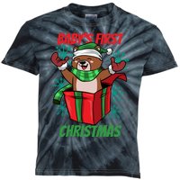 Baby's First Christmas Kids Tie-Dye T-Shirt