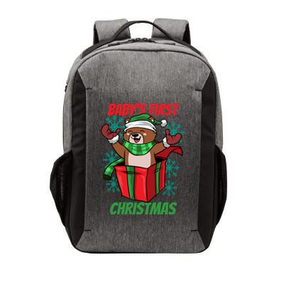 Baby's First Christmas Vector Backpack