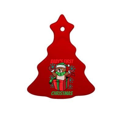 Baby's First Christmas Ceramic Tree Ornament