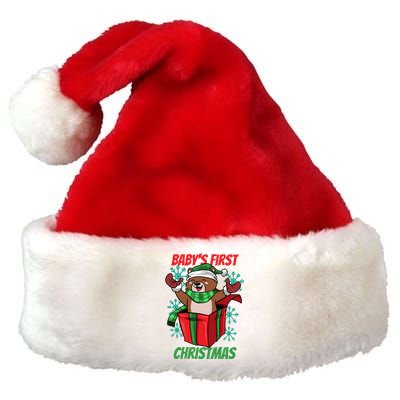 Baby's First Christmas Premium Christmas Santa Hat