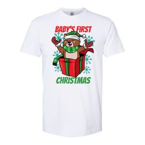 Baby's First Christmas Softstyle CVC T-Shirt