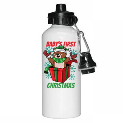 Baby's First Christmas Aluminum Water Bottle