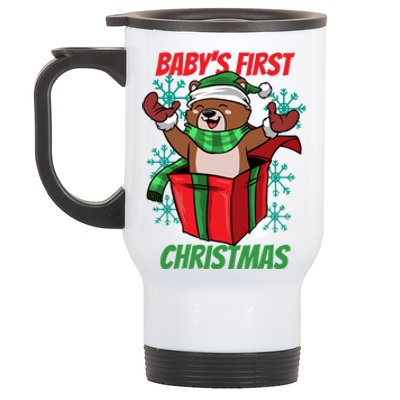 Baby's First Christmas Stainless Steel Travel Mug