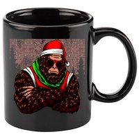 Bigfoot Funny Christmas Hipster 11oz C Handle Ceramic Mug