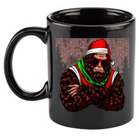 Bigfoot Funny Christmas Hipster 11oz C Handle Ceramic Mug