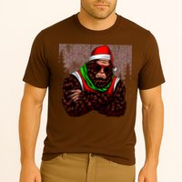 Bigfoot Funny Christmas Hipster Cooling Performance Crew T-Shirt