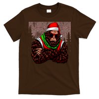 Bigfoot Funny Christmas Hipster T-Shirt