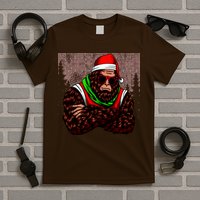 Bigfoot Funny Christmas Hipster T-Shirt