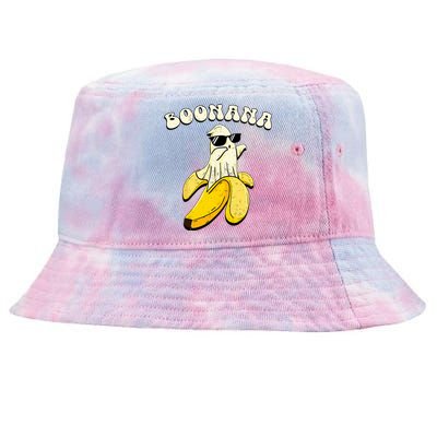 Boonana Funny Cute Banana Ghost Halloween Banana Lover Gifts Tie-Dyed Bucket Hat