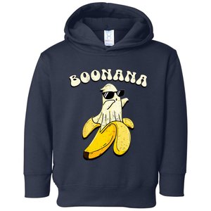 Boonana Funny Cute Banana Ghost Halloween Banana Lover Gifts Toddler Hoodie