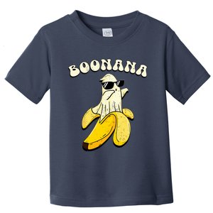 Boonana Funny Cute Banana Ghost Halloween Banana Lover Gifts Toddler T-Shirt