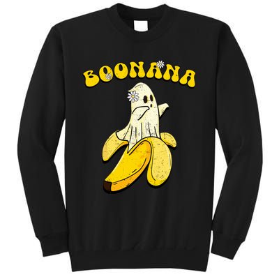 Boonana Funny Cute Banana Ghost Halloween Banana Lover Gifts Sweatshirt