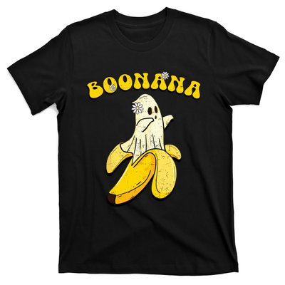 Boonana Funny Cute Banana Ghost Halloween Banana Lover Gifts T-Shirt